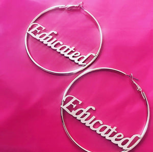 Custom Educated Earrings